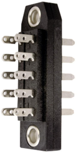 Pin header, 16 pole, pitch 3 mm, straight, black, 100023259