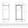 10149-334 NVENT SCHROFF Switch Cabinets, server cabinets