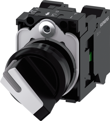 3SU1100-2BF60-3MA0 Siemens Rotary Switches and Selector Switches