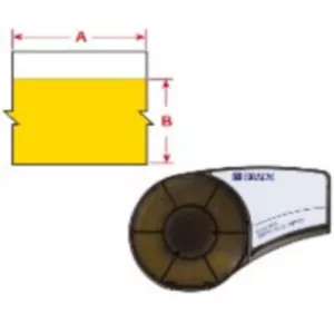 M21-500-595-YL Brady Ink rolls, Writing ribbons