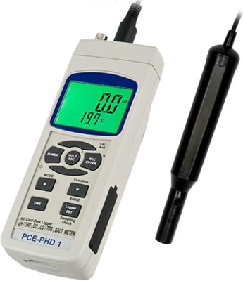 PCE-PHD 1-O2 PCE Instruments Conductivity, PH-Meter, Refractometer Image 1