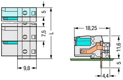 722-838 WAGO PCB Connection Systems Image 2
