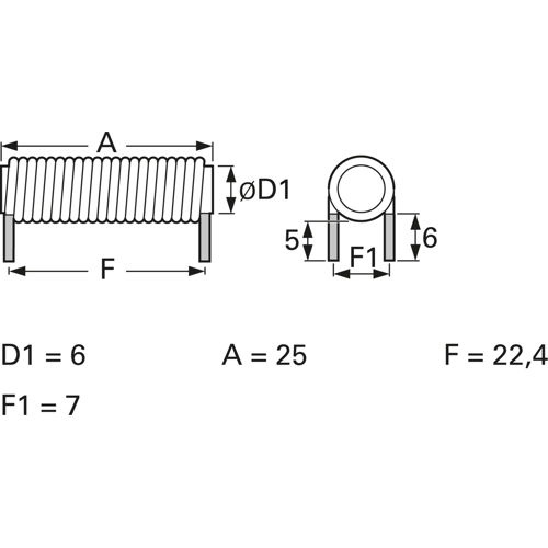 6RCC-100M-00 Fastron Fixed Inductors Image 2