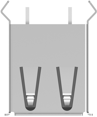 1734366-3 TE Connectivity USB Connectors, PC Connectors Image 3