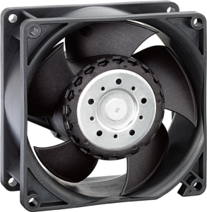 DC axial fan, 48 V, 92 x 92 x 38 mm, 237 m³/h, 69 dB, ball bearing, ebm-papst, 3218 JH3