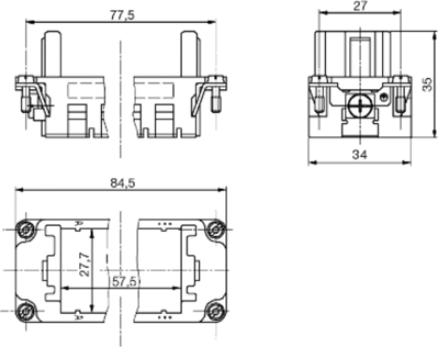 1758490000 Weidmüller Housings for HDC Connectors Image 2
