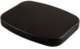 ABS tablet enclosure, (L x W x H) 240 x 190 x 30 mm, black (RAL 9005), IP54, 1599TABLBKBAT
