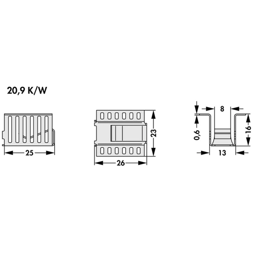 FK 270 MI 220 O Fischer Elektronik Heat Sinks Image 2