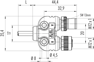 79 5238 20 04 binder Sensor-Actuator Cables Image 2
