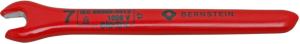 Single open-end wrench, 7 mm, 15°, 100 mm, 25 g, chromium-vanadium steel, 16-502 VDE