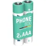 B001F1USJQ Ansmann Round Cell Batteries, 9V Block Batteries