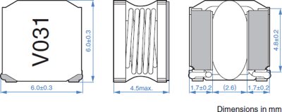 VFS6045VA121 TDK Interference suppression filter Image 2