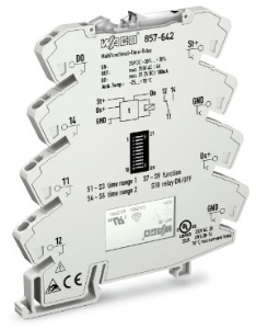 Multifunction relay, 0.01 s to 100 h, 7 functions, 24 VDC, 6 A/250 VAC, 857-642