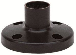 Base for floor mounting, black, (Ø x H) 70 mm x 34 mm, for beacon 801, 975 812 02