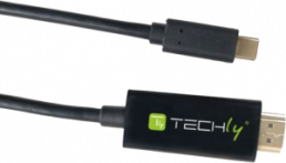 USB type C to HDMI Alternate cable, 4K, 2m, black
