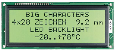 EA W204-NLED DISPLAY VISIONS LED-Modules