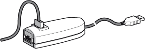 USB adapter line for stepper motor drive, L 3 m, VW3L1V303