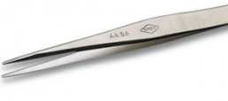 ESD precision tweezers, uninsulated, antimagnetic, stainless steel, 125 mm, AASASL