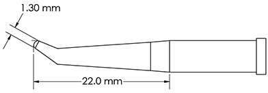 GT4-CN2213R METCAL Soldering tips, desoldering tips and hot air nozzles