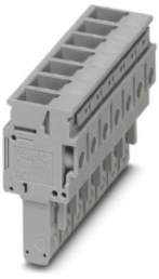 Plug, screw connection, 0.2-6.0 mm², 7 pole, 41 A, 8 kV, gray, 3060678