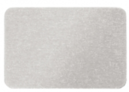Aluminum label, (L x W) 26.8 x 18 mm, silver, 200 pcs