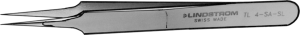 ESD tweezers, uninsulated, antimagnetic, stainless steel, 110 mm, TL 4-SA-SL