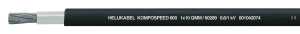 Polyolefine drag chains conductor line KOMPOSPEED 600 1 x 6.0 mm², unshielded, black