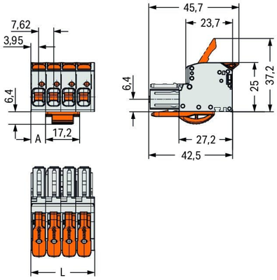 831-1105/322-000 WAGO PCB Connection Systems Image 5