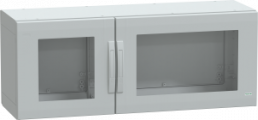 Control cabinet, (H x W x D) 500 x 1250 x 420 mm, IP65, polyester, light gray, NSYPLA5124TG