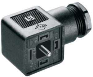 Valve connector, DIN shape A, 4 pole, 250 V, 0.34-1.5 mm², 1873100000