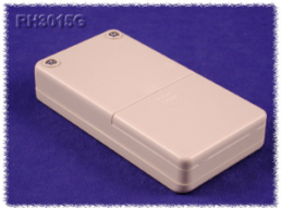 ABS handheld enclosure, (L x W x H) 130 x 68 x 25 mm, light gray (RAL 7035), IP54, RH3015