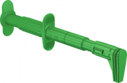 Flat measuring gripper, green, max. 25 mm, L 152 mm, CAT III, socket 4 mm, 66.9829-25