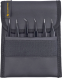 ESD tweezers (6 tweezers), uninsulated, antimagnetic, stainless steel, 130 mm, 5-070-UF-13