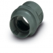 Corrugated pipe fitting, PG16, Plastic, gray, (L) 39.5 mm