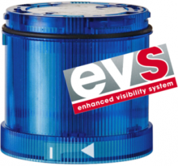 LED EVS element, Ø 70 mm, blue, 24 VDC, IP65