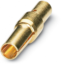 Receptacle, 0.06-1.0 mm², crimp connection, nickel-plated/gold-plated, 1241633