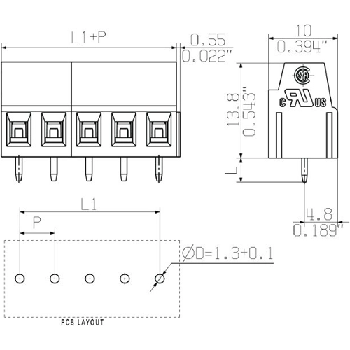 1913110000 Weidmüller PCB Connection Systems Image 3