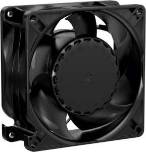 EC axial fan, 230 V, 92 x 92 x 38 mm, 48 m³/h, 31 dB, ball bearing, ebm-papst, 8315100284