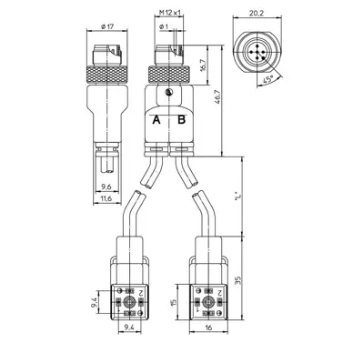 43799 Lumberg Automation Sensor-Actuator Cables Image 2