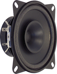 Broadband speaker, 8 Ω, 86 dB, 95 Hz to 22 kHz, black