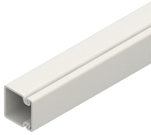 Electrical installation duct, (L x W x H) 2000 x 30 x 18 mm, PVC, white, HKL2030.6