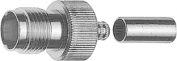 TNC socket 50 Ω, RG-223/U, RG-400/U, crimp connection, straight, 100023787
