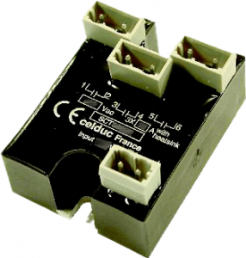Solid state relay, 4-30 VDC, AC on/off random, 12-440 VAC, 10 A, screw mounting, SCT62110