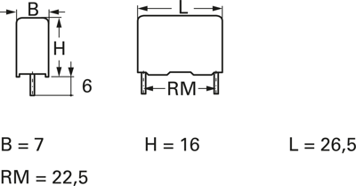 B32933A3334K289 TDK (EPCOS) Film Capacitors Image 2