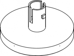 Grinding disc, Ø 30 mm, shaft length 11 mm, thickness 4 mm, disc, 20990001095
