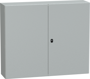 Door, (H x W x D) 1000 x 1200 x 300 mm, IP55, steel, light gray, NSYS3D101230DP