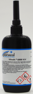 UV-curable adhesive 100 g bottle, Panacol VITRALIT 6008 VLV 100 G