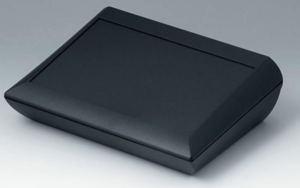 ABS enclosure, (L x W x H) 123 x 174 x 3 mm, black, IP40, A0620109