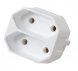 Double connector, 1022, white