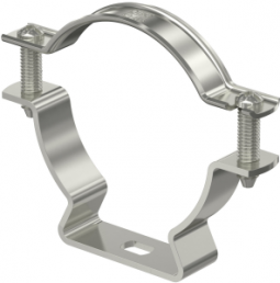 Spacer clamp, max. bundle Ø 63 mm, stainless steel, (L x W) 94 x 16 mm